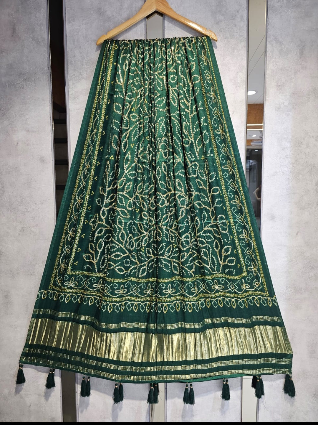 Gaji silk Lagdi patta dupatta