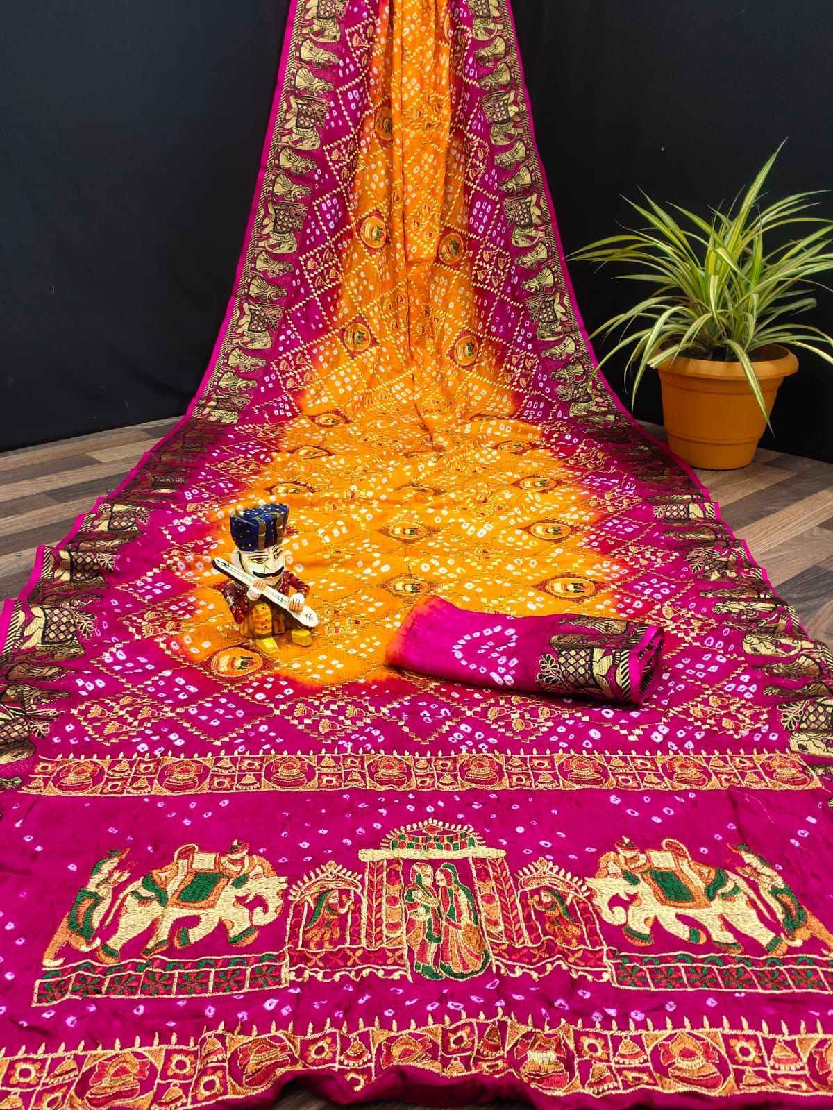 Bandhej saree